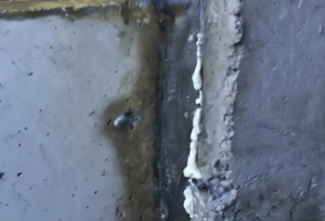 Concrete Precast Bulkhead Waterproofing Salem Nh Old Failed Repair Close Up