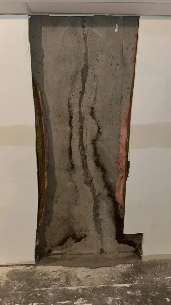 Concrete Foundation Crack Repair 3