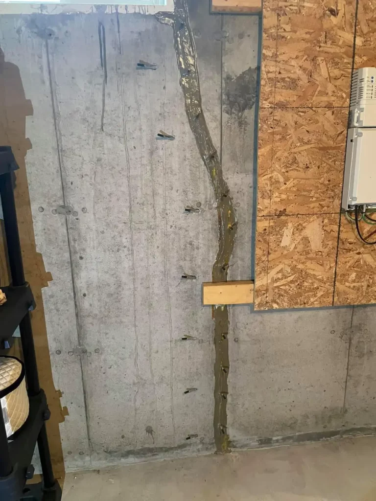 Concrete Foundation Crack Repair 5