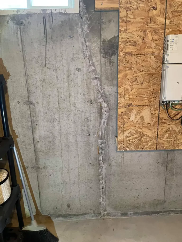 Concrete Foundation Crack Repair 6