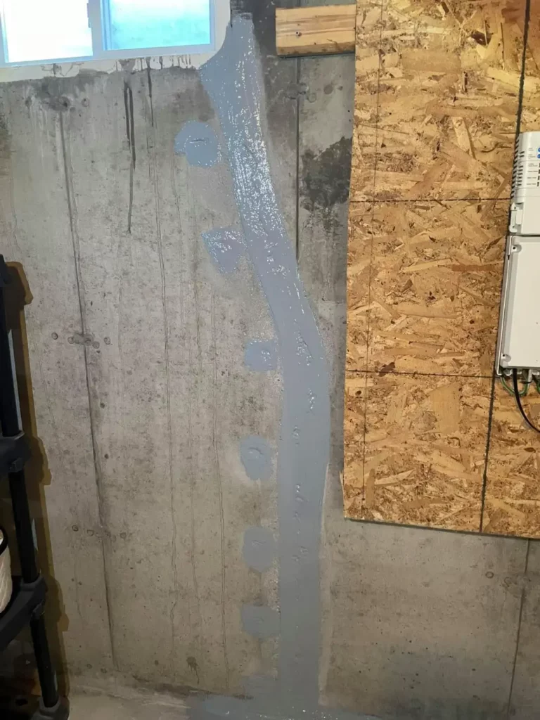 Concrete Foundation Crack Repair 7